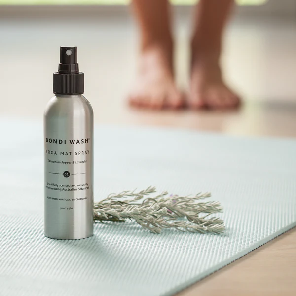 how to wash yoga mat