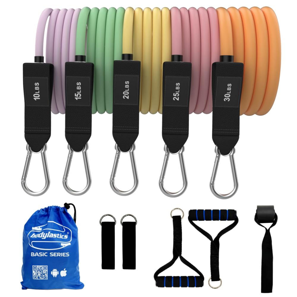 Resistance Bands Set Exercises for Home Workouts