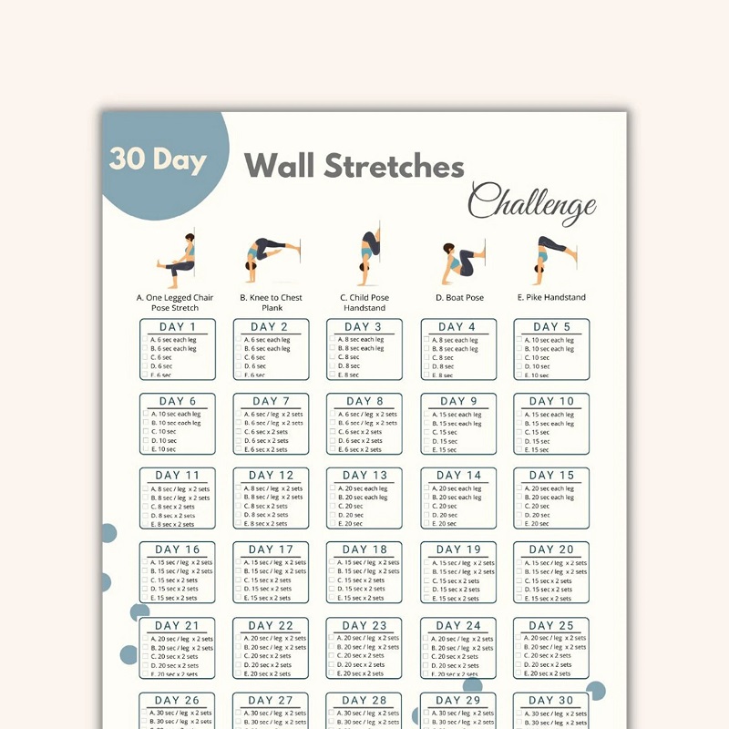 wall pilates chart