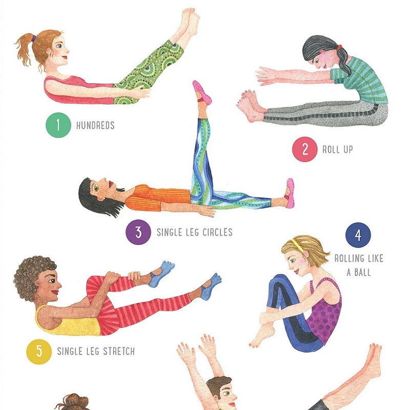 Pilates workout at home